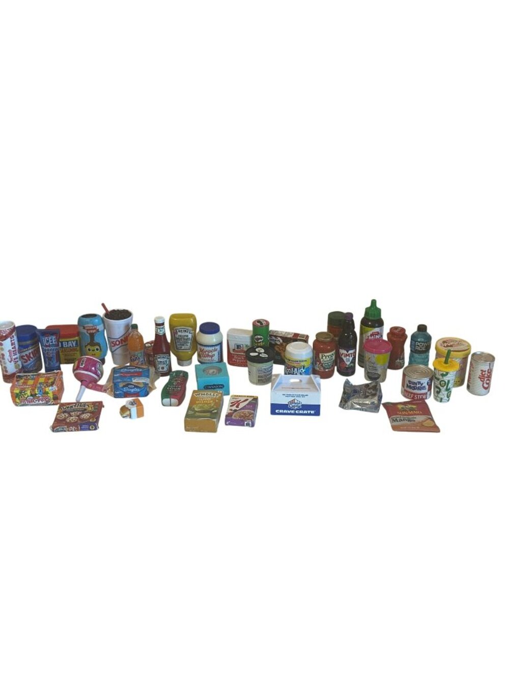Zuru Mini Brands Large Lot Skippy Warheads Sonic Subway Drinks Bagel Bites